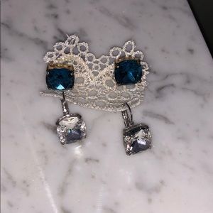 Two pairs of Kate Spade earrings